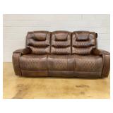 Corinthian Intl Top-Grain Power Reclining Sofa