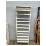 White Particle Board Shelf Unit