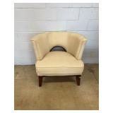 Upholstered Barrel Back Accent Chair