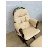 Glider Rocking Chair With Ottoman