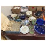 Asst. Depression Glass & Chinaware