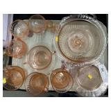 Pink Depression Glassware
