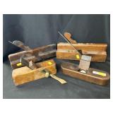 (4) Signed Wooden Molding Planes