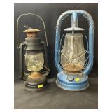 (2) Hurricane Lanterns