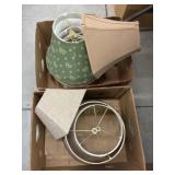 (2) Boxes Lamp Shades