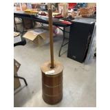Contemporary Wooden Butter Churn