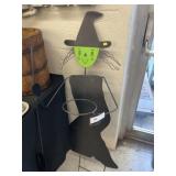Metal Witch Form Planter
