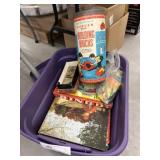 Storage Tote w/ Puzzles & Toys