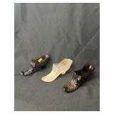 (6) Art Glass Shoes