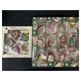 Grouping Mercury Glass Ornaments