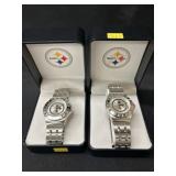 (2) Pittsburgh Steelers Wristwatches