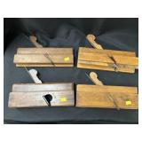 (4) Signed Wooden Molding Planes