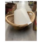 Wicker Laundry Basket w/ Lamp Shade