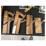 (4) Wooden Molding Planes