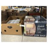 Table Lamp w/ Plate Racks