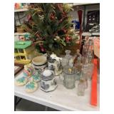 Ltd. Christmas Tree w/ Transferware & Asst.