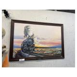 Framed Print of Locomotive