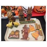 Wood Easter Standups w/ Ornaments