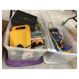(2) Storage Totes w/ Toys