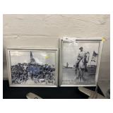 2 Reprinted Photographs Theodore Roosevelt