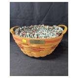 1999 Longaberger Popcorn Basket