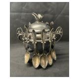Early 20th C. Silver Plate Sugar Bowl