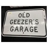 Pressed Steel Sign