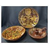(3) Pcs. Foltz Pottery