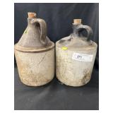 (2) Stoneware Storage Crocks