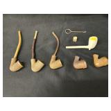 Vintage Clay Pipes