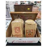 Cigar Boxes w/ Tobacco Bags