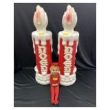 Vintage Lighted Christmas Candles