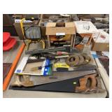 Hand Saws, Quoits & Asst Hand Tools