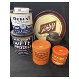 Advertising Tins w/ Serving Tray