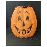 Blow Mold Jack-O-Lantern Candy Container