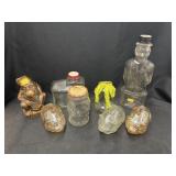 Bottle Formed Still Banks w/ Piggy Banks