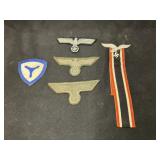 Luftwaffe Cap Eagle w/ Ribbon & Patches