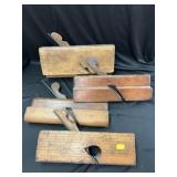 (4) Signed Wooden Molding Planes
