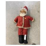 Cloth Bodied Folk Art Santa Doll