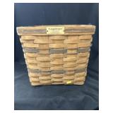 1986 Longaberger 2-Pie Basket