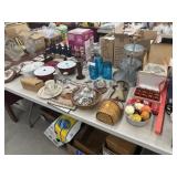 Home Decor, Canning Jars, & Doll Bench