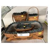 (4) Longaberger Baskets