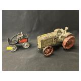 (2) early 20th C. Cast Metal Toys