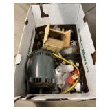 Electric Motor w/ Electrical Supplies