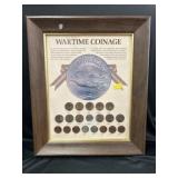 Framed Wartime Coinage