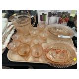 Assortment Miss America Pattern Glassware