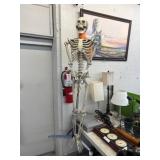 Stand Up Lighted Skeleton