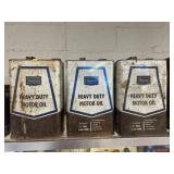 (3) 2.5 Gallon Oil Cans