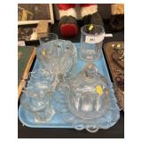 Assortment of Heisey and Pattern Glass