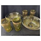 Mixing Bowls, Art Glass & Sherbets